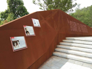 三门耐候钢挡土墙